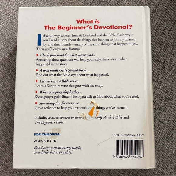 ❤️ The Beginner's Devotional Childrens Hardcover Book by Barclift, Stephen T. - Picture 2 of 3